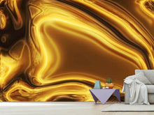 Load image into Gallery viewer, Photo Wallpaper Abstract Liquid Gold
