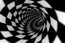 Load image into Gallery viewer, Photo Wallpaper Abstract Tunnel Black & White