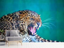 Load image into Gallery viewer, Photo Wallpaper Attention Leopard