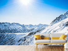 Load image into Gallery viewer, Photo Wallpaper Mountain Panorama In Snow