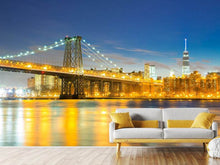 Load image into Gallery viewer, Photo Wallpaper Brooklyn Bridge At Night
