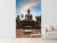 Load image into Gallery viewer, Photo Wallpaper Buddha Statue at Dusk