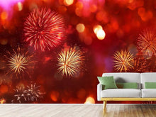 Load image into Gallery viewer, Photo Wallpaper Colorful Fireworks