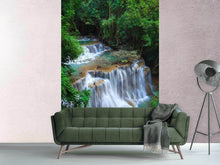 Load image into Gallery viewer, Photo Wallpaper Deep Forest Waterfall