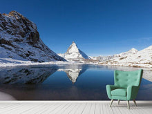 Load image into Gallery viewer, Photo Wallpaper The Riffelsee On Matterhorn