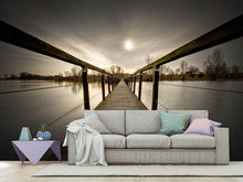 Load image into Gallery viewer, Photo Wallpaper The Wooden Bridge