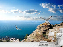 Load image into Gallery viewer, Photo Wallpaper The Seagulls And The Sea