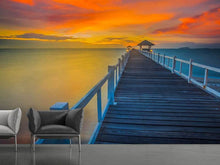 Load image into Gallery viewer, Photo Wallpaper A Wooden Bridge In The Far East