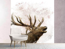 Load image into Gallery viewer, Photo Wallpaper Elk Painting