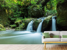 Load image into Gallery viewer, Photo Wallpaper Falling Water in the Wood