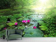Load image into Gallery viewer, Photo Wallpaper Garden Pond