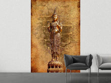 Load image into Gallery viewer, Photo Wallpaper Golden Buddha Statue