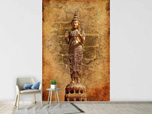 Load image into Gallery viewer, Photo Wallpaper Golden Buddha Statue