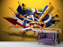 Load image into Gallery viewer, Photo Wallpaper Graffiti Art