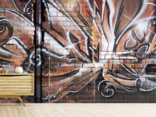 Load image into Gallery viewer, Photo Wallpaper Graffiti Wall