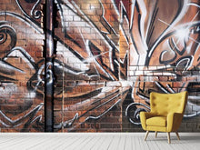 Load image into Gallery viewer, Photo Wallpaper Graffiti Wall