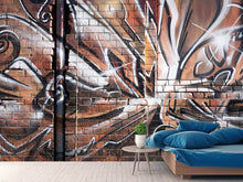 Load image into Gallery viewer, Photo Wallpaper Graffiti Wall
