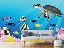 Load image into Gallery viewer, Photo Wallpaper Children`s Underwater World