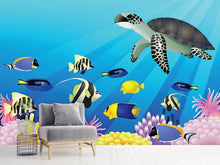 Load image into Gallery viewer, Photo Wallpaper Children`s Underwater World