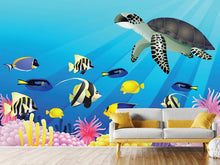 Load image into Gallery viewer, Photo Wallpaper Children`s Underwater World