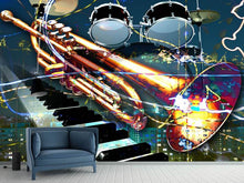 Load image into Gallery viewer, Photo Wallpaper Let The Music Play