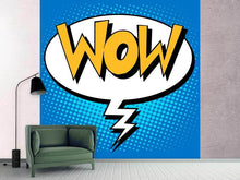 Load image into Gallery viewer, Photo Wallpaper Pop Art Speech Bubble