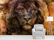 Load image into Gallery viewer, Photo Wallpaper Portrait Of A Lion