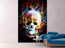 Load image into Gallery viewer, Photo Wallpaper Psychedelic Skull
