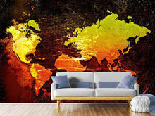 Load image into Gallery viewer, Photo Wallpaper Retro World Map