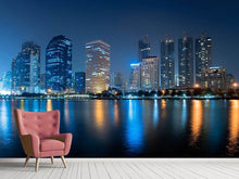 Load image into Gallery viewer, Photo Wallpaper Skyline Bangkok By Night