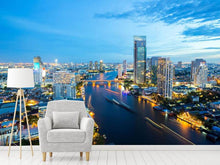 Load image into Gallery viewer, Photo Wallpaper Skyline Bangkok At Dusk