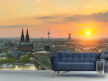 Load image into Gallery viewer, Photo Wallpaper Skyline Cologne At Sunset