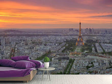 Load image into Gallery viewer, Photo Wallpaper Paris Skyline At Sunset