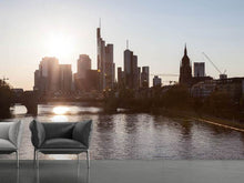 Load image into Gallery viewer, Photo Wallpaper Skyline Sunrise In Frankfurt