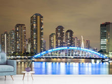 Load image into Gallery viewer, Photo Wallpaper Skyline Tokyo At Night