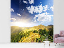Load image into Gallery viewer, Photo Wallpaper Sunrise In The Mountains