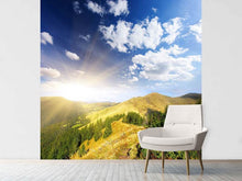Load image into Gallery viewer, Photo Wallpaper Sunrise In The Mountains