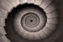 Load image into Gallery viewer, Photo Wallpaper Stone Spiral Staircase