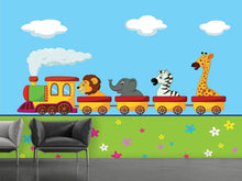 Load image into Gallery viewer, Photo Wallpaper Animal Train