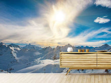 Load image into Gallery viewer, Photo Wallpaper Over The Snowy Peaks