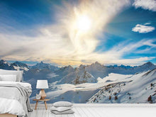 Load image into Gallery viewer, Photo Wallpaper Over The Snowy Peaks
