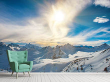 Load image into Gallery viewer, Photo Wallpaper Over The Snowy Peaks