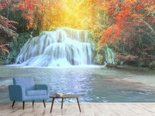 Load image into Gallery viewer, Photo Wallpaper Waterfall In Light