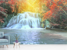 Load image into Gallery viewer, Photo Wallpaper Waterfall In Light