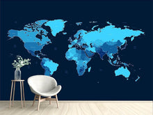 Load image into Gallery viewer, Photo Wallpaper World Map