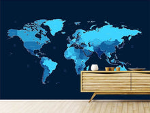 Load image into Gallery viewer, Photo Wallpaper World Map