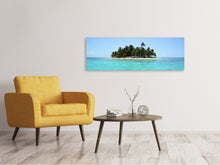 Load image into Gallery viewer, Panoramic Canvas Print My own island