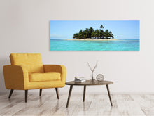 Load image into Gallery viewer, Panoramic Canvas Print My own island