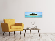 Load image into Gallery viewer, Panoramic Canvas Print My own island