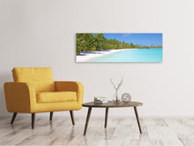 Load image into Gallery viewer, Panoramic Canvas Print Beach walk